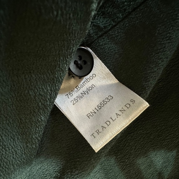 Tradlands Dark Green Button Down Shirt - Picture 3 of 3